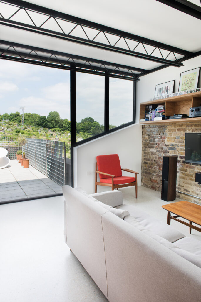 Living Room with Garden View